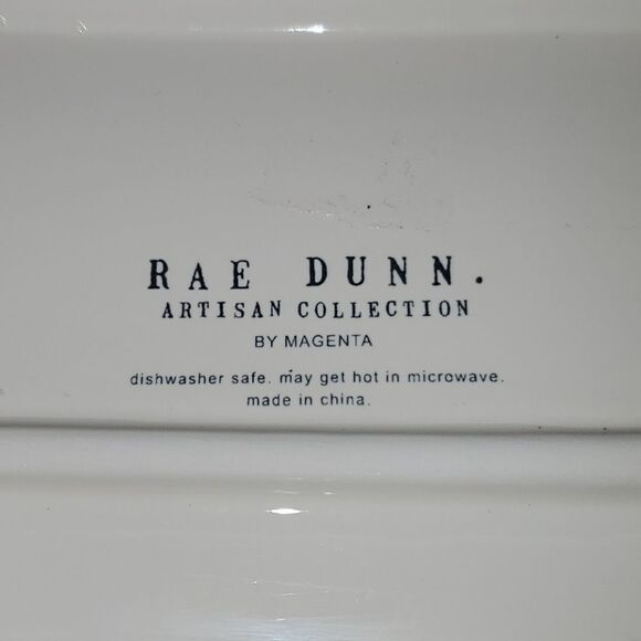 Rae Dunn by Magenta SERVE Platter Rectangle NWOT - Picture 4 of 6